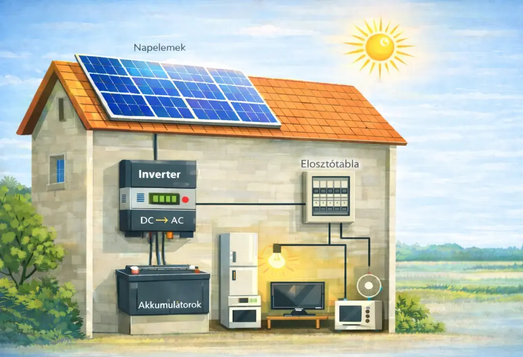 Rendszer kialakítás sziget üzemben Rendszer kialakítás sziget üzemben